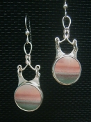Sterling Silver/matching stone Earrings